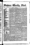 Madras Weekly Mail Saturday 30 August 1884 Page 1