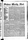 Madras Weekly Mail Saturday 08 August 1885 Page 1