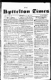 Lyttelton Times Saturday 21 June 1851 Page 1
