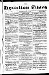 Lyttelton Times Saturday 03 April 1852 Page 1