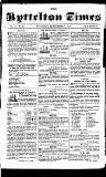 Lyttelton Times Saturday 04 September 1852 Page 1