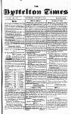 Lyttelton Times Saturday 06 August 1853 Page 1