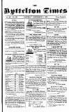 Lyttelton Times Saturday 03 September 1853 Page 1