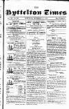 Lyttelton Times Saturday 17 December 1853 Page 1