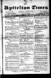 Lyttelton Times Saturday 06 January 1855 Page 1