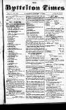 Lyttelton Times Saturday 19 January 1856 Page 1