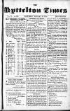 Lyttelton Times Wednesday 23 January 1856 Page 1