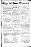 Lyttelton Times Saturday 23 February 1856 Page 1