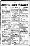Lyttelton Times Saturday 29 March 1856 Page 1