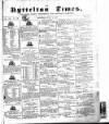 Lyttelton Times Wednesday 01 July 1857 Page 1