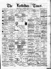Lyttelton Times Thursday 12 August 1869 Page 1