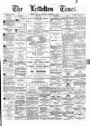Lyttelton Times Monday 04 October 1869 Page 1