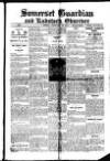 Somerset Guardian and Radstock Observer Friday 18 February 1921 Page 1