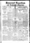 Somerset Guardian and Radstock Observer Friday 03 August 1923 Page 1