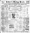 Retford and Worksop Herald and North Notts Advertiser Saturday 18 March 1899 Page 1