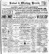 Retford and Worksop Herald and North Notts Advertiser Saturday 21 July 1900 Page 1