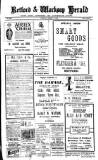 Retford and Worksop Herald and North Notts Advertiser Tuesday 06 August 1912 Page 1