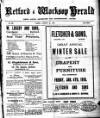 Retford and Worksop Herald and North Notts Advertiser Tuesday 01 January 1918 Page 1