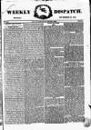Weekly Dispatch (London) Sunday 28 November 1841 Page 1