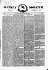 Weekly Dispatch (London) Sunday 21 October 1855 Page 1