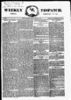 Weekly Dispatch (London) Sunday 21 February 1858 Page 1