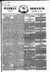 Weekly Dispatch (London) Sunday 19 December 1858 Page 1