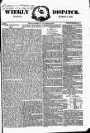 Weekly Dispatch (London) Sunday 12 March 1865 Page 1