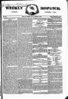 Weekly Dispatch (London) Sunday 01 October 1865 Page 1