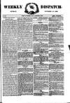 Weekly Dispatch (London) Sunday 10 October 1869 Page 1
