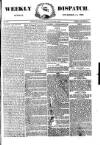 Weekly Dispatch (London) Sunday 14 November 1869 Page 1