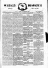 Weekly Dispatch (London) Sunday 24 July 1870 Page 1