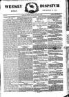 Weekly Dispatch (London) Sunday 25 September 1870 Page 1