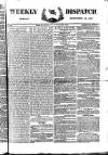 Weekly Dispatch (London) Sunday 19 November 1871 Page 1
