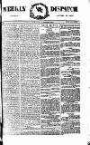 Weekly Dispatch (London) Sunday 25 August 1872 Page 1