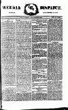 Weekly Dispatch (London) Sunday 03 November 1872 Page 1