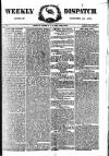 Weekly Dispatch (London) Sunday 25 October 1874 Page 1