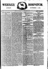 Weekly Dispatch (London) Sunday 01 November 1874 Page 1