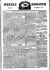 Weekly Dispatch (London) Sunday 08 October 1876 Page 1