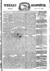 Weekly Dispatch (London) Sunday 25 August 1878 Page 1