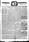 Weekly Dispatch (London) Sunday 01 December 1878 Page 1