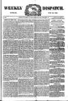 Weekly Dispatch (London) Sunday 20 November 1881 Page 1