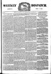 Weekly Dispatch (London) Sunday 05 February 1882 Page 1