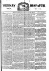 Weekly Dispatch (London) Sunday 07 May 1882 Page 1