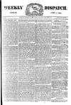 Weekly Dispatch (London) Sunday 04 June 1882 Page 1