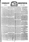 Weekly Dispatch (London) Sunday 01 October 1882 Page 1