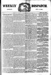 Weekly Dispatch (London) Sunday 15 October 1882 Page 1