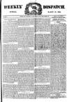 Weekly Dispatch (London) Sunday 16 March 1884 Page 1