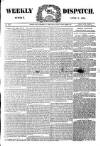 Weekly Dispatch (London) Sunday 08 June 1884 Page 1