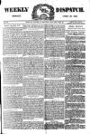 Weekly Dispatch (London) Sunday 29 June 1884 Page 1
