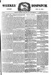 Weekly Dispatch (London) Sunday 10 August 1884 Page 1